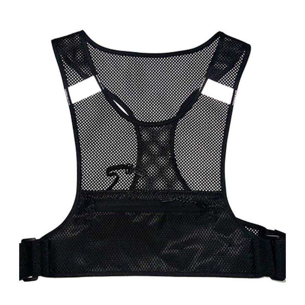 High Visibility Reflective Vest Bag Lightweight Night Running Bag Safety Reflective Vest  Hiking