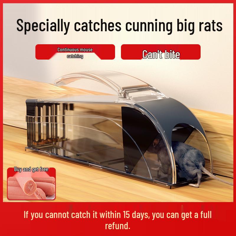 Automatic Mouse Trap Cage: Efficiently Capture and Repel Rodents