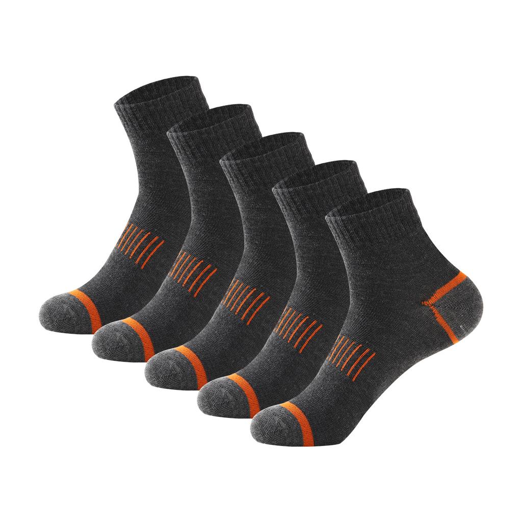 1/5/10 Pairs Men's Sock Solid Color Mid-Calf Sport Casual Socks Comfortable Sock