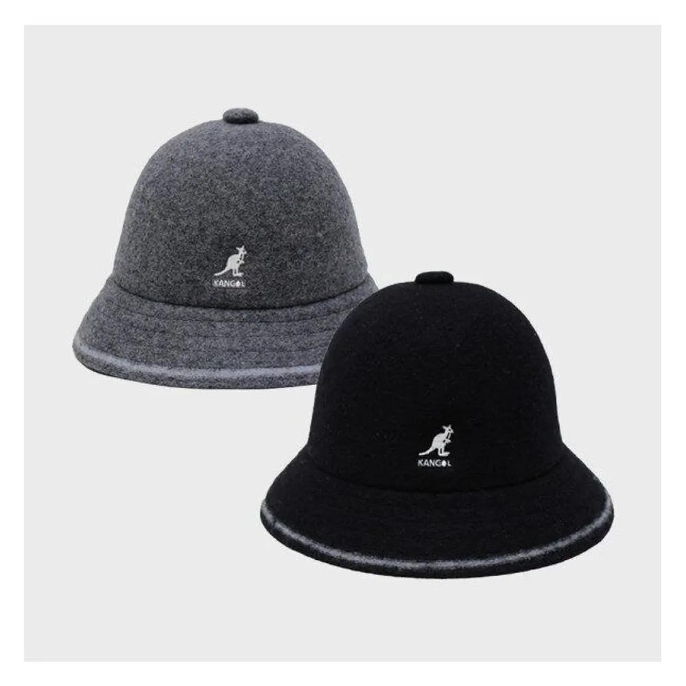 KANGOL Bucket Hat Striped Casual Bucket Hat BLACK L