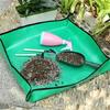 1pcs Plant Regeneration Mat Waterproof Transplant Mat Portable Square Foldable and Easy To Clean Succulent Transplant Mat