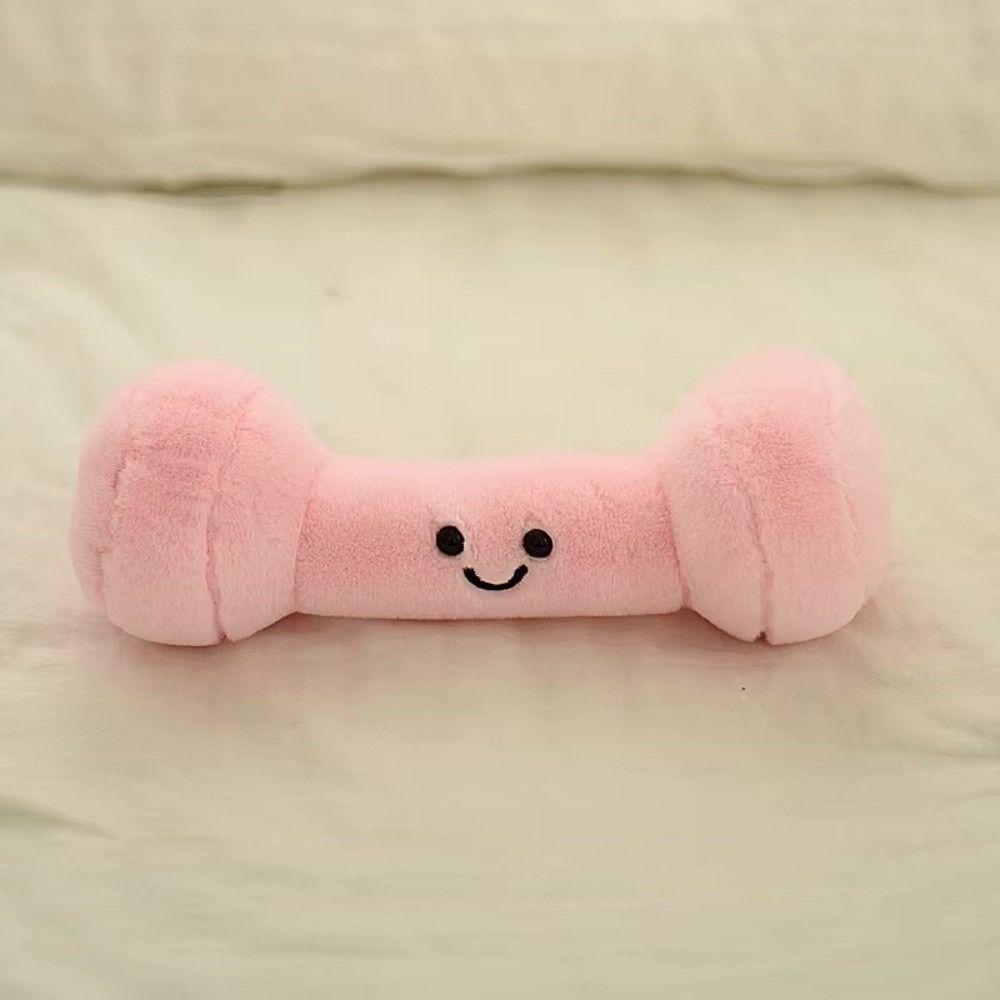 Kettlebell Dumbbell Plush Toy Cute Plush Companion Doll Stuffed Pillow  Birthday Xmas Gifts for Kid
