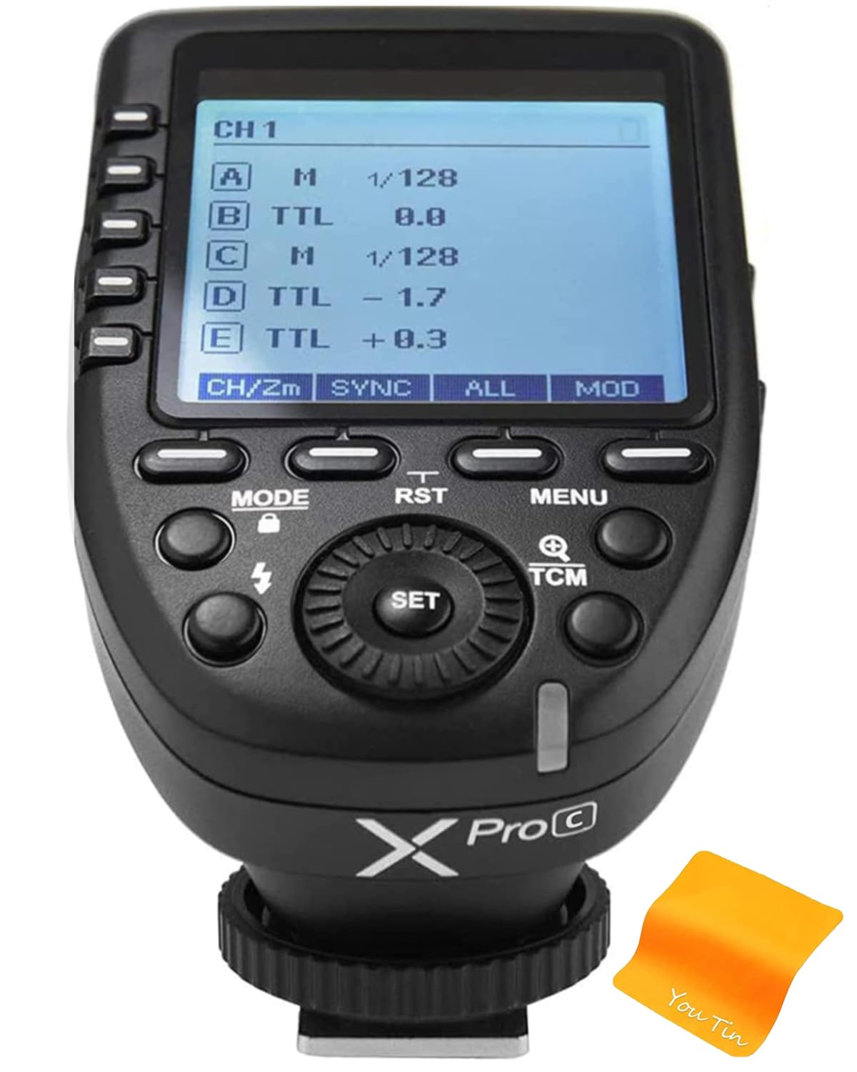 

Authorized GODOX TTL High Speed Sync Wireless Flash Trigger Transmitter for Canon Cameras [Godox Dealer] XPRO-C 2.4G 1/8000s e-TTL [Used]