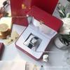 Cartier Santos Vintage Square Watch with Genuine Leather Strap & Butterfly Buckle - Unisex Quartz
