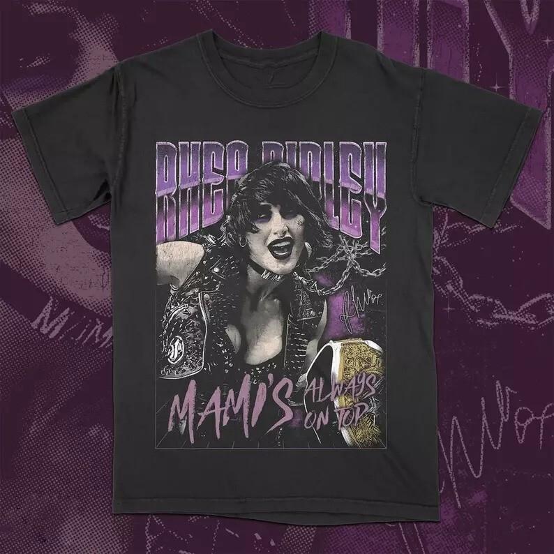 Rhea Ripley Mami Always on Top Classic T-shirt Cotton unisex Tee All Sizes Unisex T-Shirt XXXXL