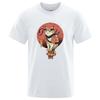 Mens High Quality Tshirt 100cotton Loose Short Sleeve Funny Knife Cat Print Loose Summer Men Tshirt Cool Tshirt Men Tees