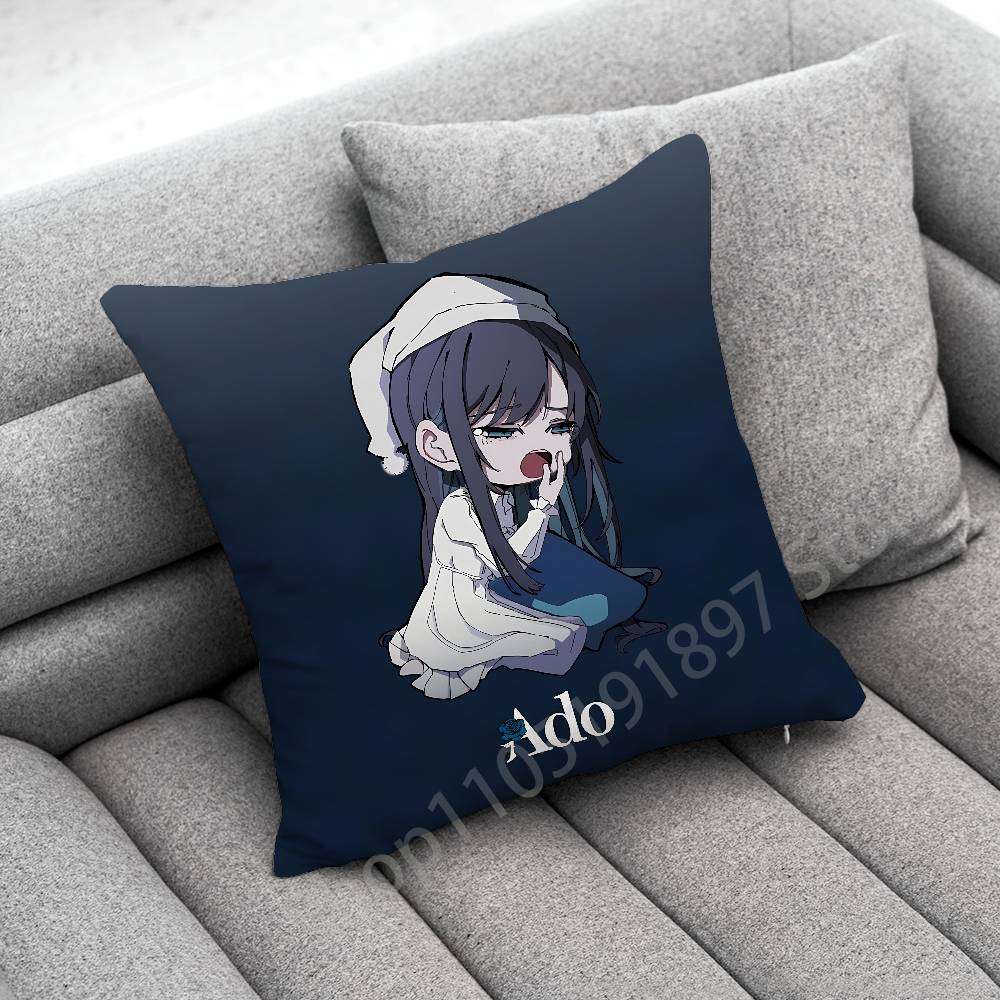 Singer A-Ado Show LP Throw Pillow Case For 55x55cm 40x40cm 45x45cm 50x50cm 30x30cm Square Office Pillowship Cover