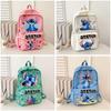 Stitch Cartoon Backpack For Kids With Breathable Nylon And Cloud Cushion Straps