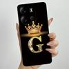 For Tecno Pop 7 Pro Pop7 BF6 BF7 Phone Case Crown Letter Back Cover Soft Liquid Silicone Fundas For Tecno Spark GO 2023 Bumper