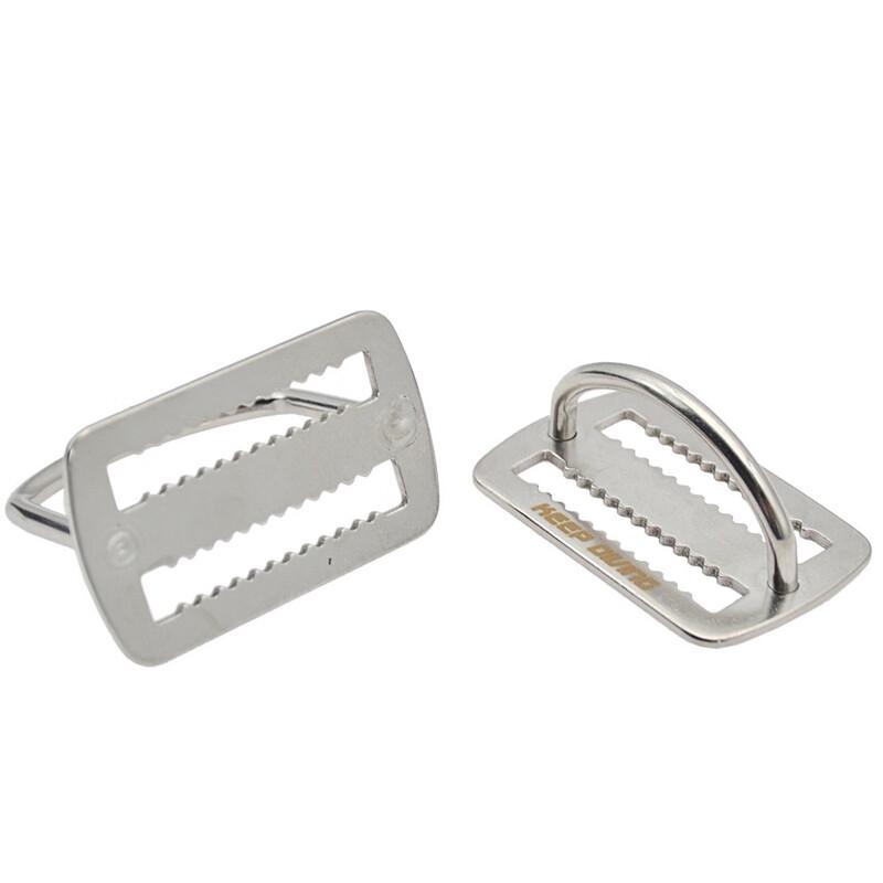 Longchan 316 Stainless Steel Right-Angle D-Ring Belt Buckle