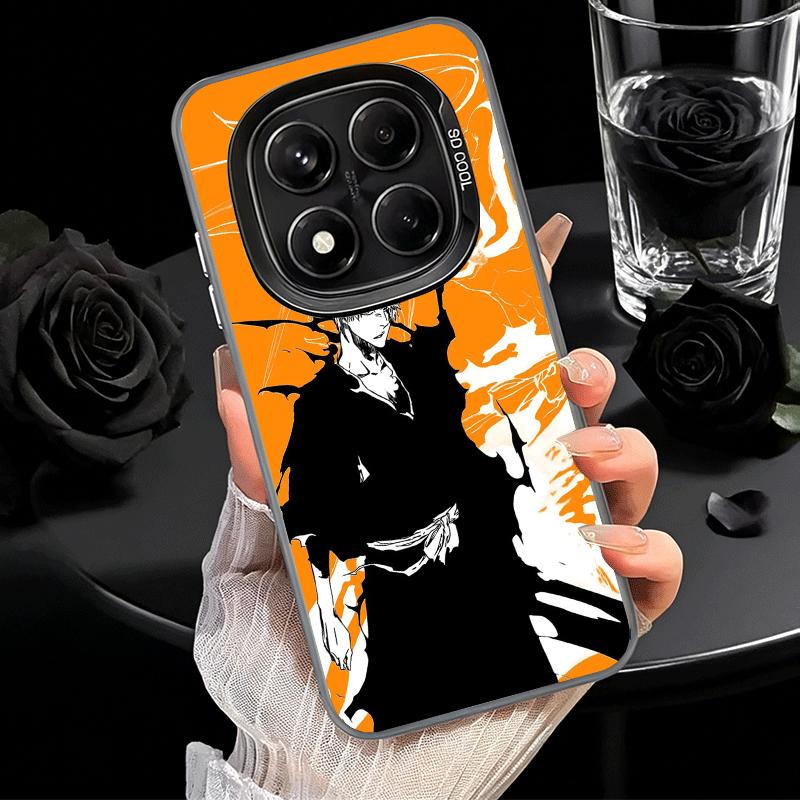 Bleach Kurosaki Ichigo Soft Phone Case for Xiaomi Redmi Note 13 14 15 Pro Plus 12S 12 11S 11 11T 10S 10 Shockproof Cover Back Sh