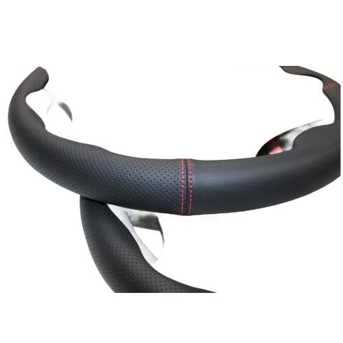 Nissan NV350 Caravan E26 Series Steering Wheel Cover Steering Cover 5D Grip Anti-slip Car Accessory 3 Colors Available! Nissan Custom Parts (black)