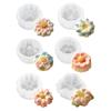 Heat Resistant Baking Molds For Making 3D Peach Blossom Cakes Chocolate Treats And Frozens Dessert Kitchen Tool