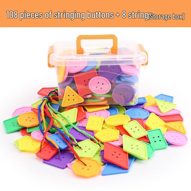 

Игрушки ручной работы с пуговицами и бисером для развития моторики младенцев