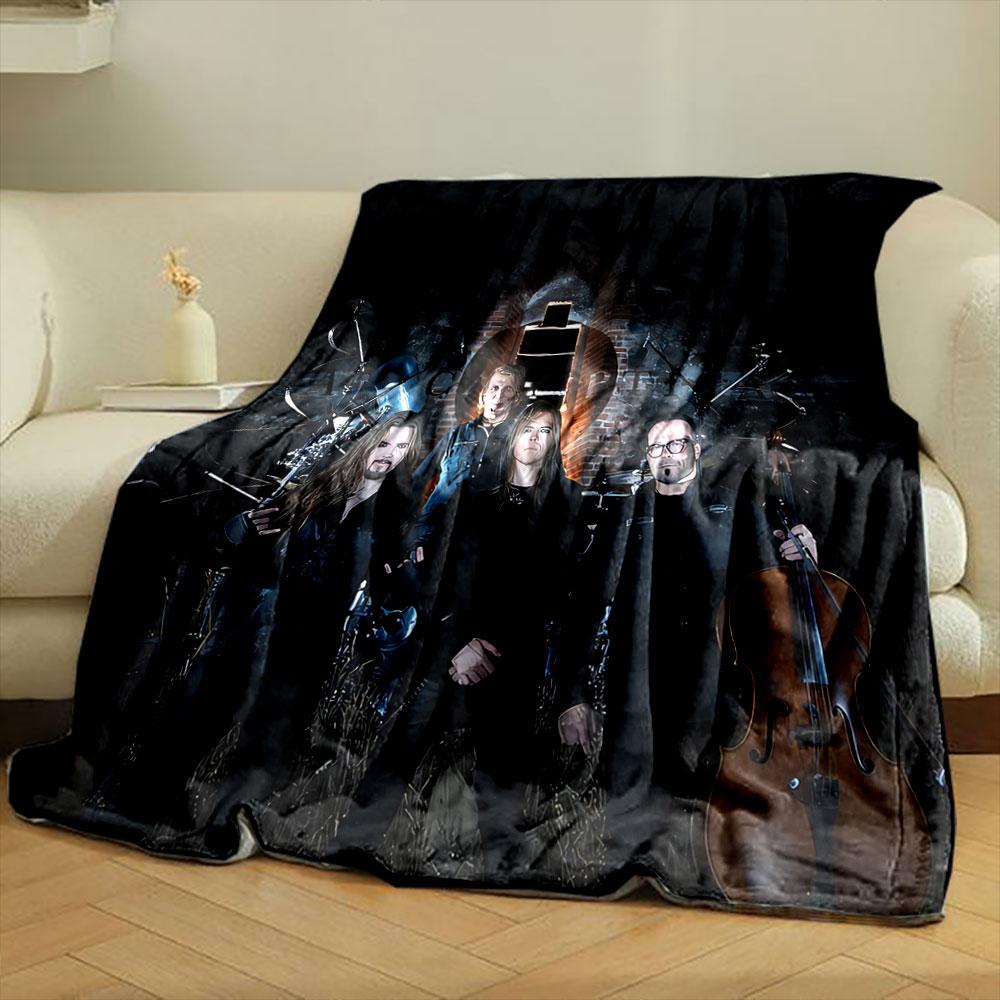 Dark Rock Band Theme Blanket for All Seasons Blanket Lunch Break Throw Gift