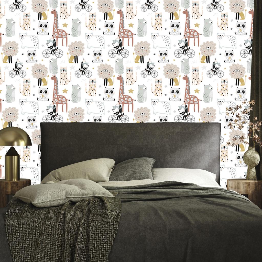 Wild Animals Wallpaper for Living Room and Bedroom 50x1000