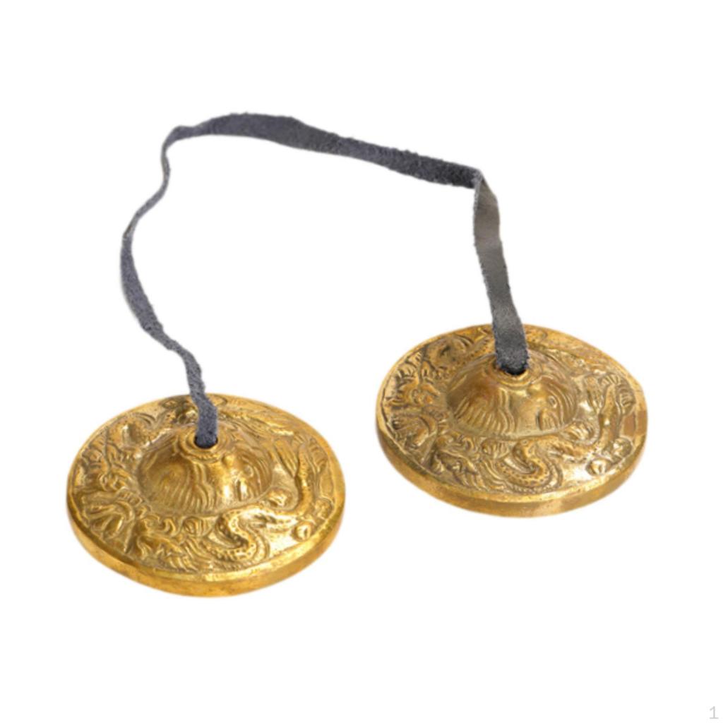 Chime Bells Tingsha Cymbals 6.5cm for Meditation Practice