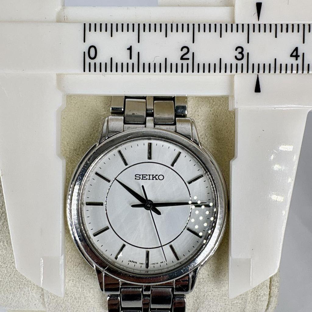 Used [New battery replacement/working item] SEIKO Spirit Men's Watch Silver Quartz