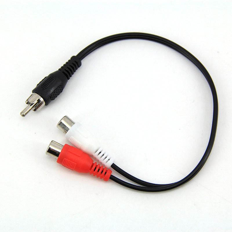 3 Pole 4 Pole 3.5mm Male Female Stereo To 2 RCA Male Female To Cable 2RCA Male Female Stereo Extend Audio Video Red White Cord