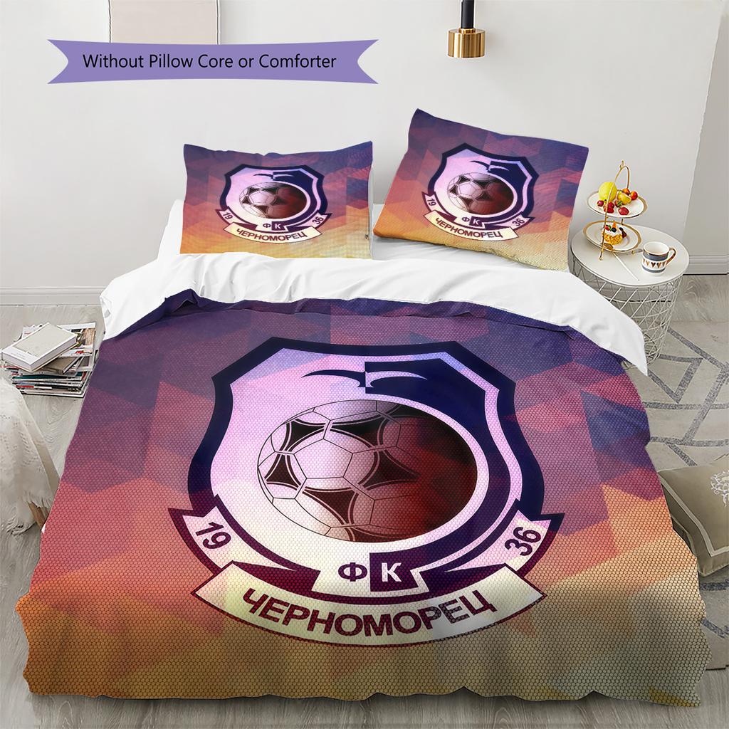 Chornomorets Odesa Pattern Bedding Quilt Set Home Decoration Gift (1 * duvet cover + 2 * pillowcase without core).xwn