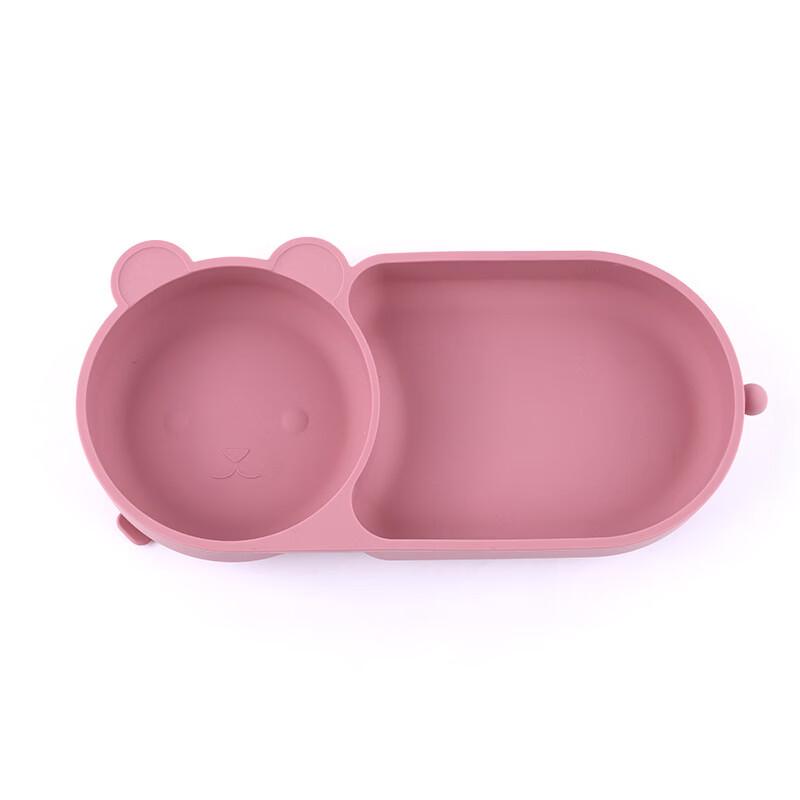ZISIZ Kids Silicone Divided Plate