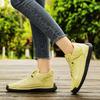 New Women Casual Shoes Handmade Leather Women's Shoes Fashion Comfortable Flats Shoes Slip On Sneakers Loafers Plus Size 36-44
