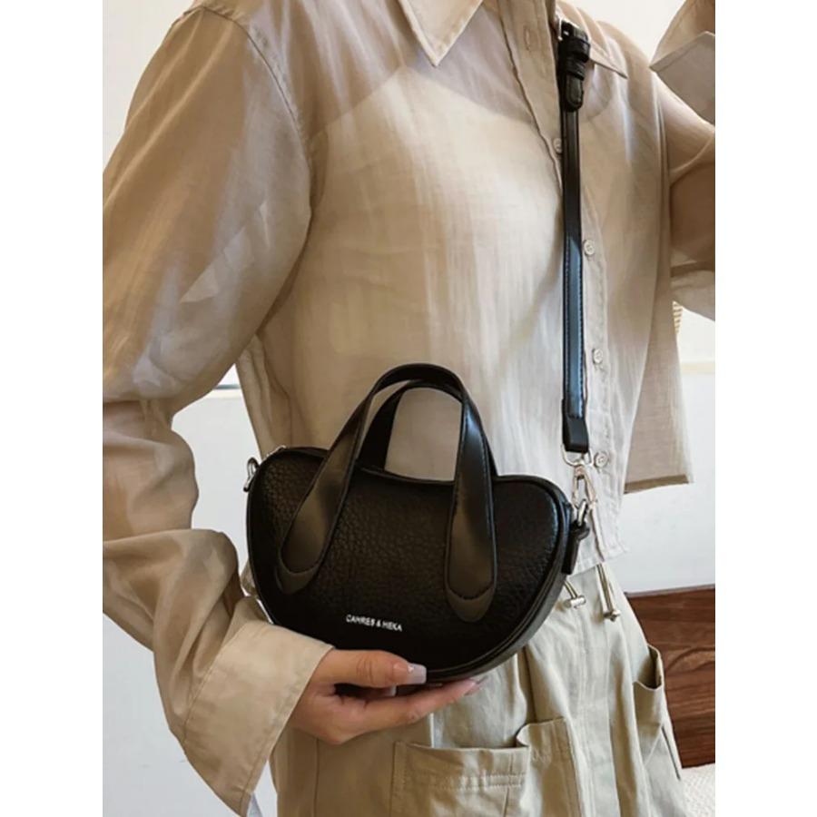 Summer PU Leather Tote Bucket Bags  Summer Fashion Versatile Zipper Crossbody Bag Lady Daily Out Shoulder Pack