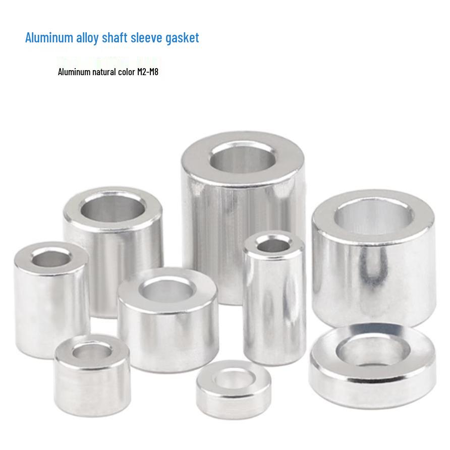 M8M10 Aluminum Alloy Thickened Round Hollow Spacer Sleeve