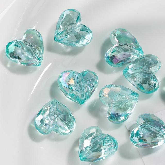 

20pcs/Lot Acrylic Heart Beads Star Loose Spacer Beads for DIY Jewelry Making Pendants Necklace Bracelet Needlework Supplies