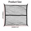 1.2 * 1.1M Pickup Truck Body Cargo Car Trunk High Elasticity Fixed Net Anti Slip Net Bag Luggage Net Car Luggage Storage Tool