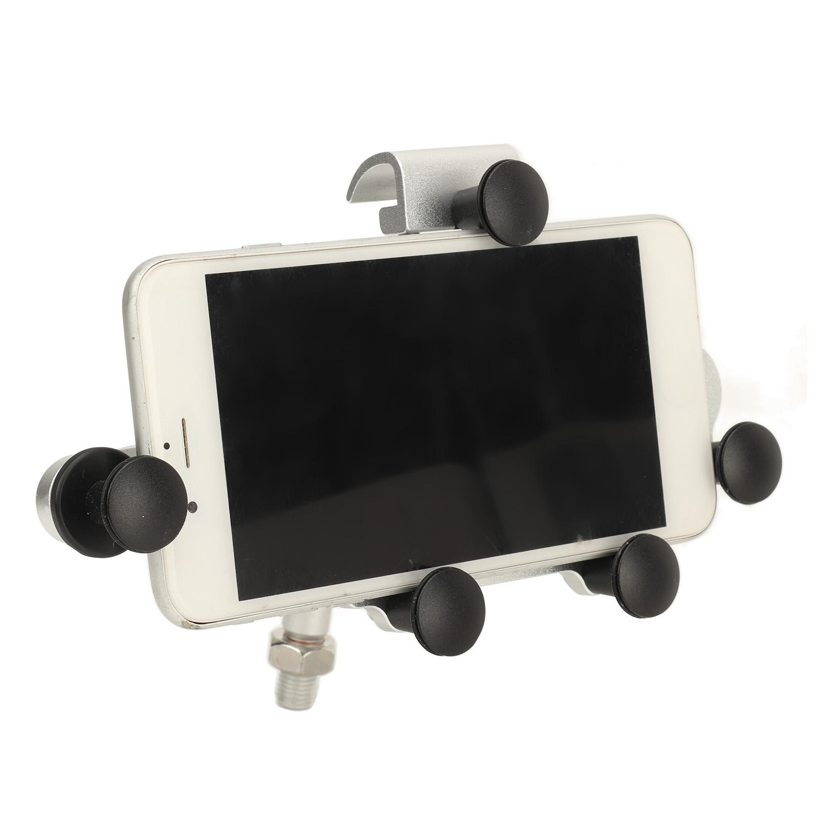 

Motorcycle Phone Holder Mount 540 degrees Inline Knob Type 5 Claws Aluminum Alloy Handlebar Phone Stand