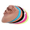 Toddler Girls Sport Sun Visor Hats Empty Top Baseball Sun Cap Kids Sunhats with UV Protection Long Brim Summer Outdoor Beach Caps 50-54cm