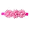 New baby elastic headband, cute chiffon bead flower children's jewelry, four seasons thin baby hair accessories