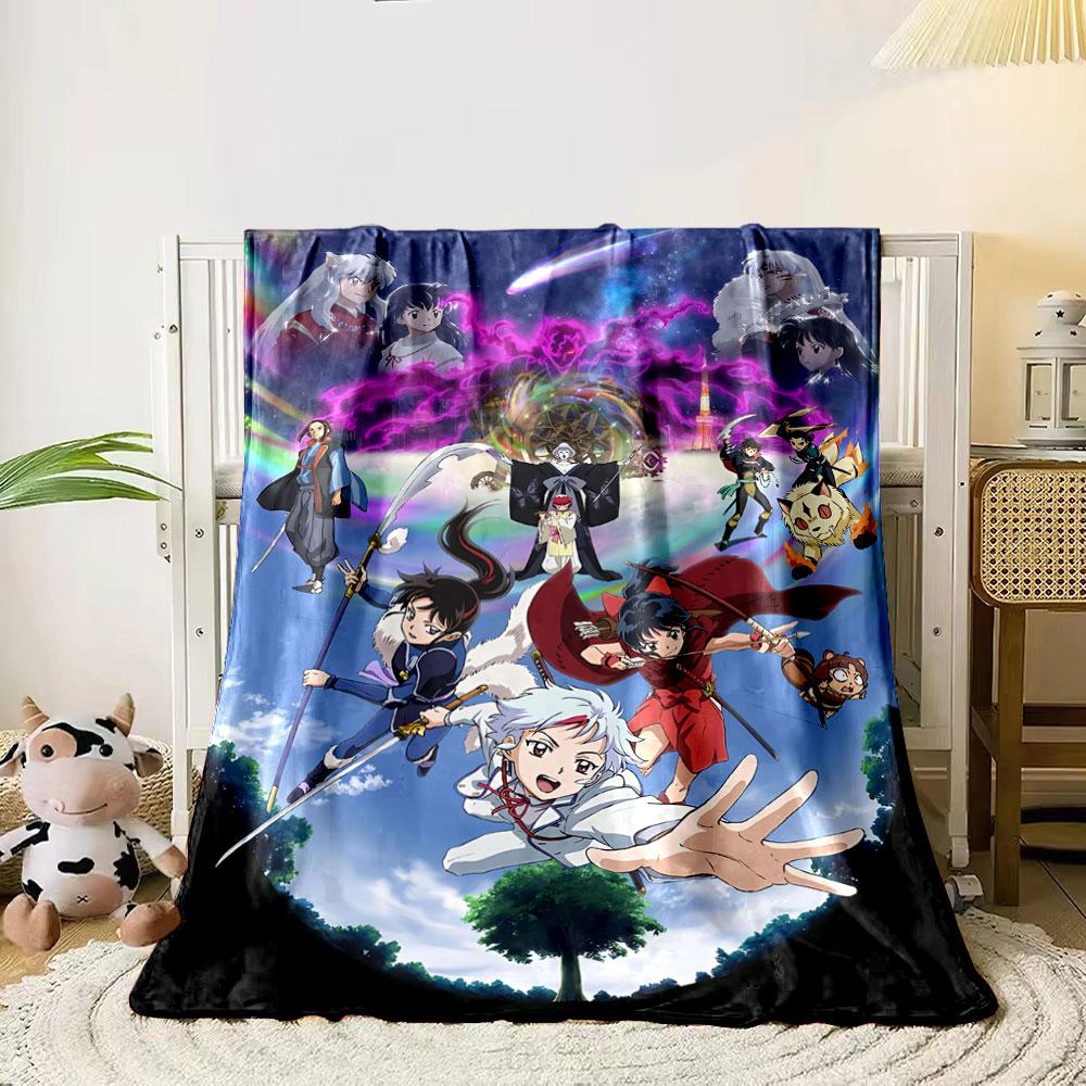 

Dynamic action poses with colorful magical and mystical elements. for all seasons blanket lunch break throw gift 80cm x 120cm