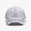 Custom Logo Distressed Baseball Cap Vintage Washed Ripped Cotton Dad Hat Frayed Brim Y2K Streetwear Sun Hat For Men Women