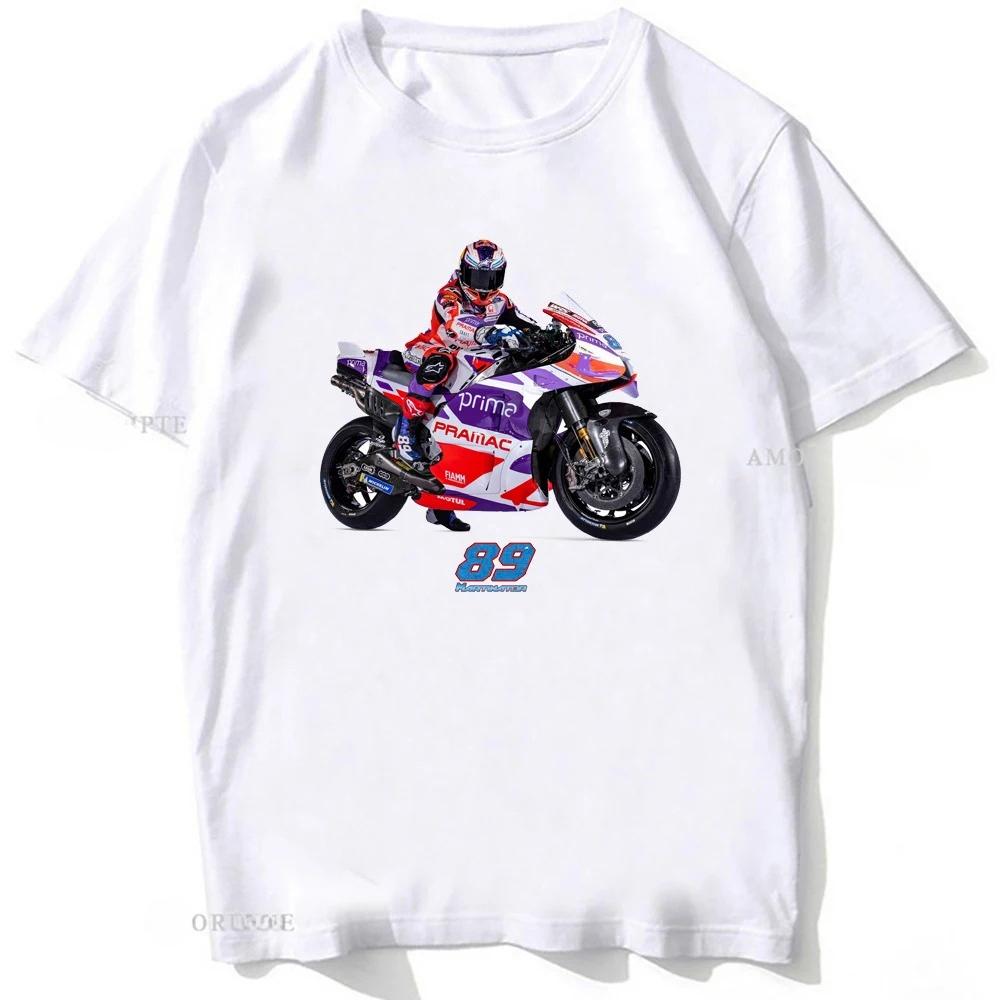 Jorge Martinator 89 GP Race Ride Fans T-Shirt New Summer Men Short Sleeve Sport Boy Casual Tees Motorcycle Riding  White Tops