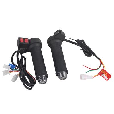 1 para podgrzewanych manetek kierownicy, uniwersalne, pięciostopniowa regulacja temperatury, 22 mm, manetki motocyklowe do ATV