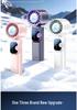 New Portable Folding Handheld Fan with Semiconductor Cooling & Digital Display