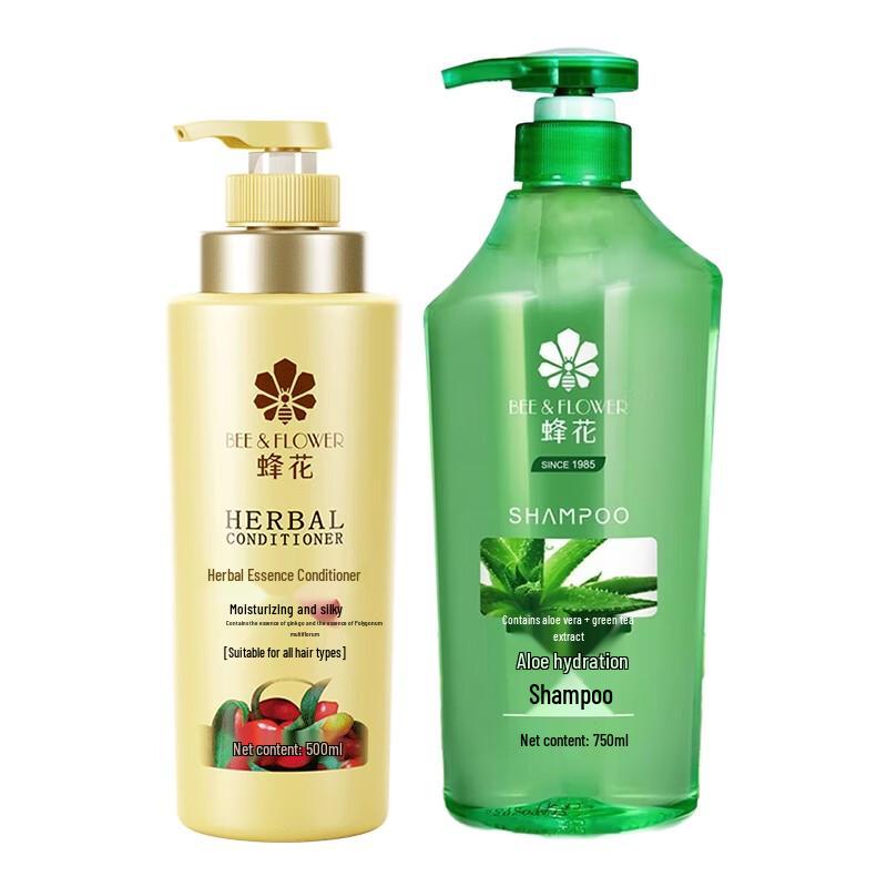 Bee Flower Aloe Vera Shampoo & Herbal Conditioner Set