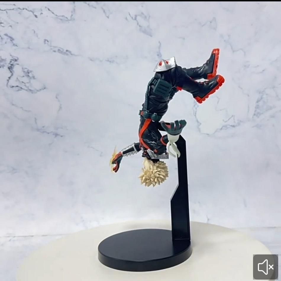 22cm My Hero Academia Anime Peripheral Hero Bakugou Katsuki Action Figures PVC Model Decor Collectible Statue Toy Christmas Gift
