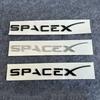 3D ABS Letters Sticker SPACEX For Tesla Rear Tailgate Trunk Emblem Badge Car Stickers Decal for Model 3/Y/X/S