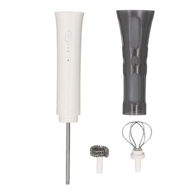 Spumator de lapte de bucătărie tip baghetă, mixer de băuturi portabil cu 2 accesorii de tel, tel electric, aparat de făcut spumă