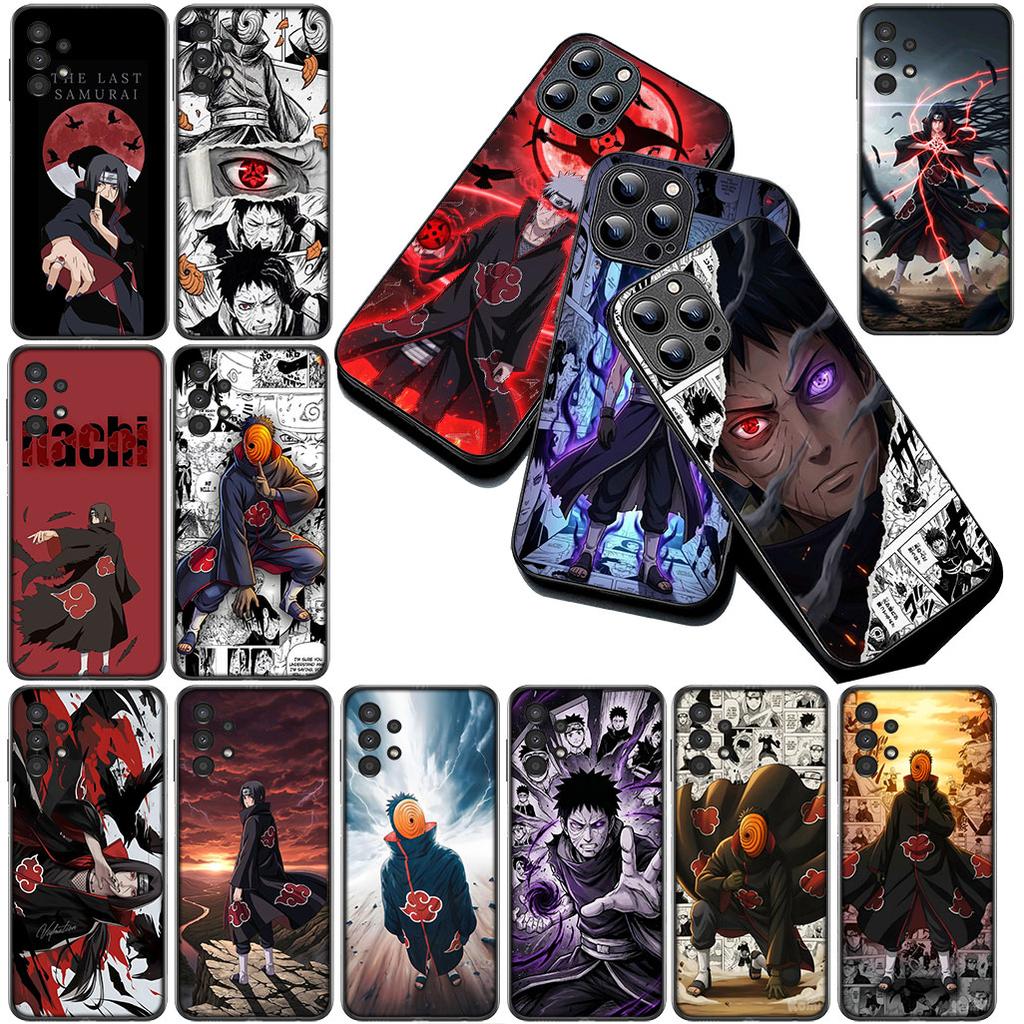 Kryt pro OPPO A80 A18 A16 A40 A17 A15 A38 A78 A79 A54 A57 A12 A60 5G 4G Pouzdro na telefon Kreslený Itachi Tobi Uchiha Obito