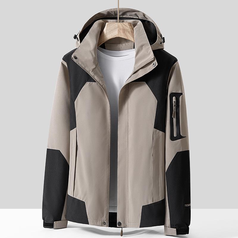 Outdoor Thin Windproof Waterproof Jacket Men's Spring and Autumn Single-layer Couple Mountaineering Jacket Women's Loose Jacket