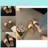 Elegant And Comfortable Women's Summer Flat Sandals With Woven Design For Beach Vacations