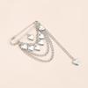Übertriebene Mehrfachquasten Broschen Kleidung Accessoires Mode Liebesherz Retro Metall Pin Schmuck Accessoires