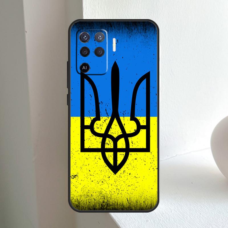 Ukrainian Flag For OPPO A96 A76 A16 A5 A6 Pro A15 A17 A57 A18 A38 A58 A78 A98 A54 A74 A94 A40 A60 A80 Case