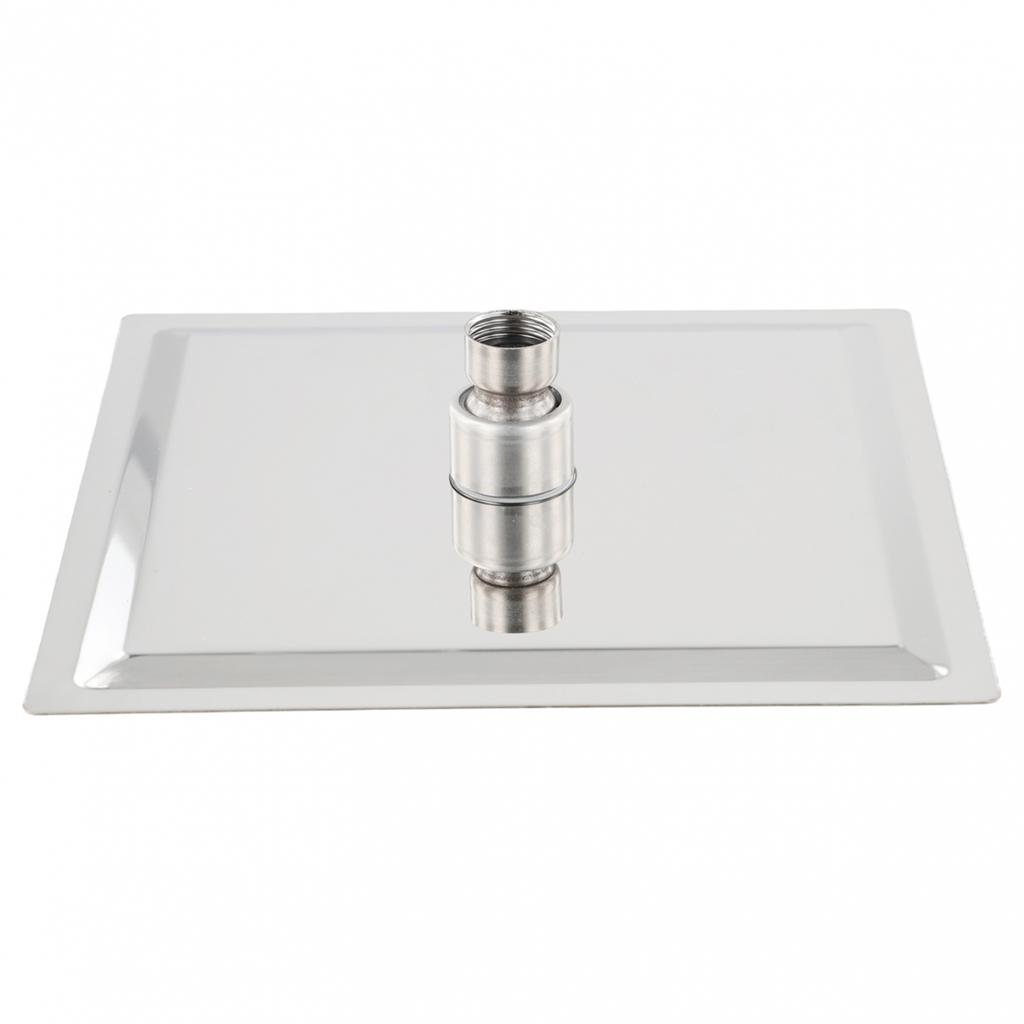 Shower Head Stainless Steel 8" 20 cm Silver Ease of use Long lasting 8 inch