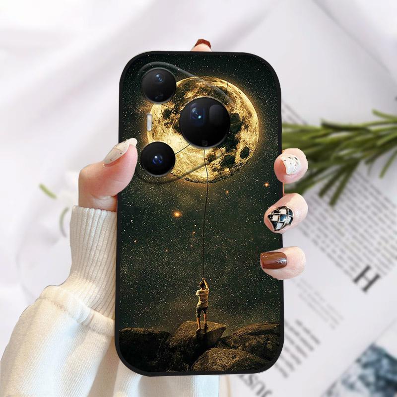 Phone Case For Huawei Pura 80 Ultra Pretty Stylish Painting Soft TPU Silicone Shockproof Cover For Huawei Pura80Ultra Fundas
