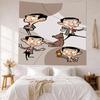 Mr Bean Version Wall Decor Tapestry Art For Pet Memorial Birthdaywedding Party Backdrop Family Gift